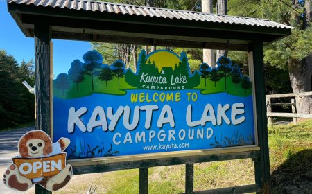 Yetti says we’re open! Book online at http://www.kayuta.com #camping #campground