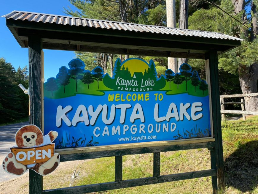 Yetti says we’re open! Book online at http://www.kayuta.com #camping #campground
