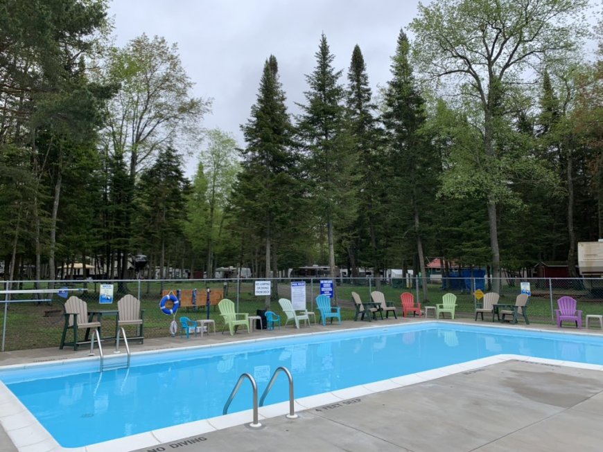 The pool is open!