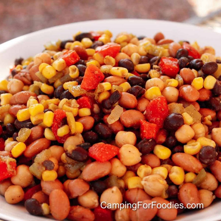 Mexican Three Bean Salad With Corn (Non-Perishable Ingredients)