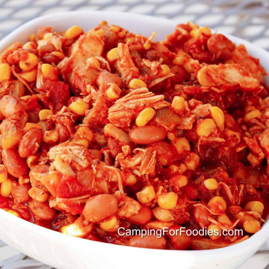 5 Can Chili Camp Recipe: No Refrigeration Chicken & Corn Chili