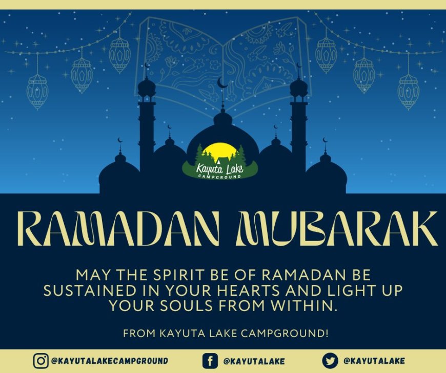 Ramadan Mubarak! 
May the spirit be of Ramadan be sustained in your hearts and light up your souls from within.✨

Follow us on ✨
Instagram! @kayutalakecampground
Facebook! https://www.facebook.com/KayutaLake
Tiktok ! @kayutalakecampground
Book online: http://www.kayuta.com