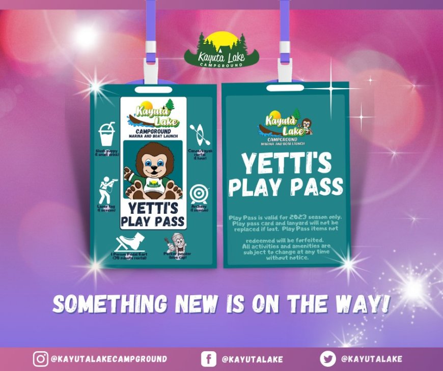 Hello campers!  Something new is on the way!!

Follow us on ✨
Instagram! @kayutalakecampground 
Twitter @kayutalake
Tiktok  @kayutalakecampground
Book online: http://www.kayuta.com
#kayutalakecampground  #camping   #Kayuta  #campfire  #day  #favorite #46dayscountdown