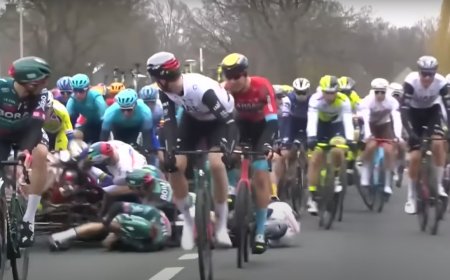 WATCH: Cyclist Causes Massive Bike Pileup in Tour de Flanders