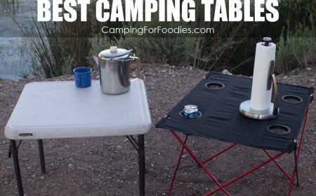 8 Best Camping Tables: Compact, Collapsible & Lightweight