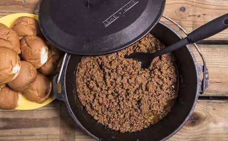 Dutch Oven Recipes: Easy Sloppy Joes