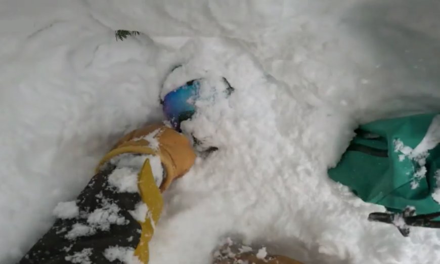 VIDEO: Skier Saves Snowboarder’s Life After Terrifying Tree Well Burial
