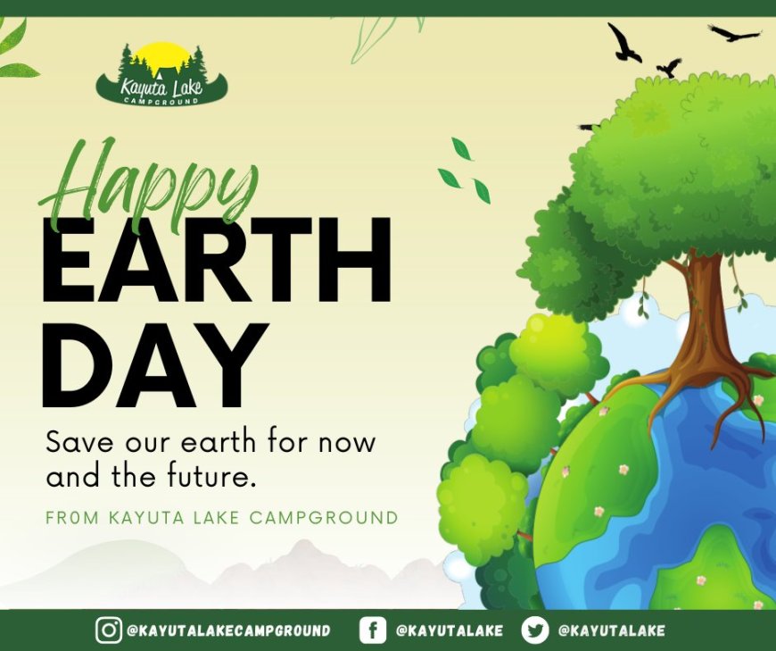 HAPPY EARTH DAY!????
SAVE OUR EARTH FOR NOW AND THE FUTURE!

Follow us on ✨
Instagram! @kayutalakecampground
Twitter @kayutalake
Tiktok  @kayutalakecampground
Book online: http://www.kayuta.com
#kayutalakecampground #camping #Kayuta #campfire  #EarthDay #campingday #earthday2023