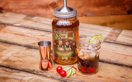 Camping Cocktail Recipe: Moonshine Hazelnut Rum & Cherry Coke