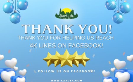 Thank you for helping us reach 4k likes on Facebook! ????????️⛵ We're thrilled to have such a wonderful community of outdoor enthusiasts and adventure-seekers. Don't forget to keep following our page for updates on all the exciting things happening at Kayuta Lake Campground