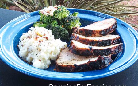 Grilled Pork Loin Roast: Easy Camping Dinner Recipe