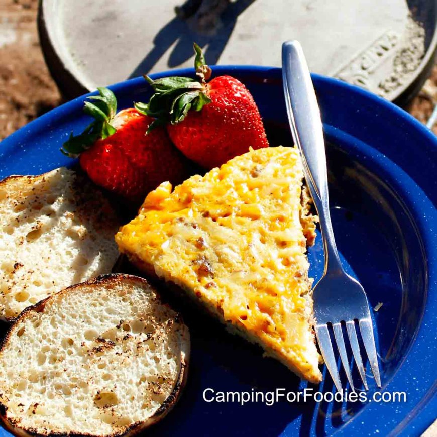 Dutch Oven Egg Bake – Quick & Simple Camping Breakfast!