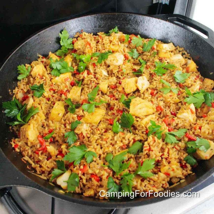 One Pot Camping Cast Iron Fish Recipe: Easy, nutritious & delicious