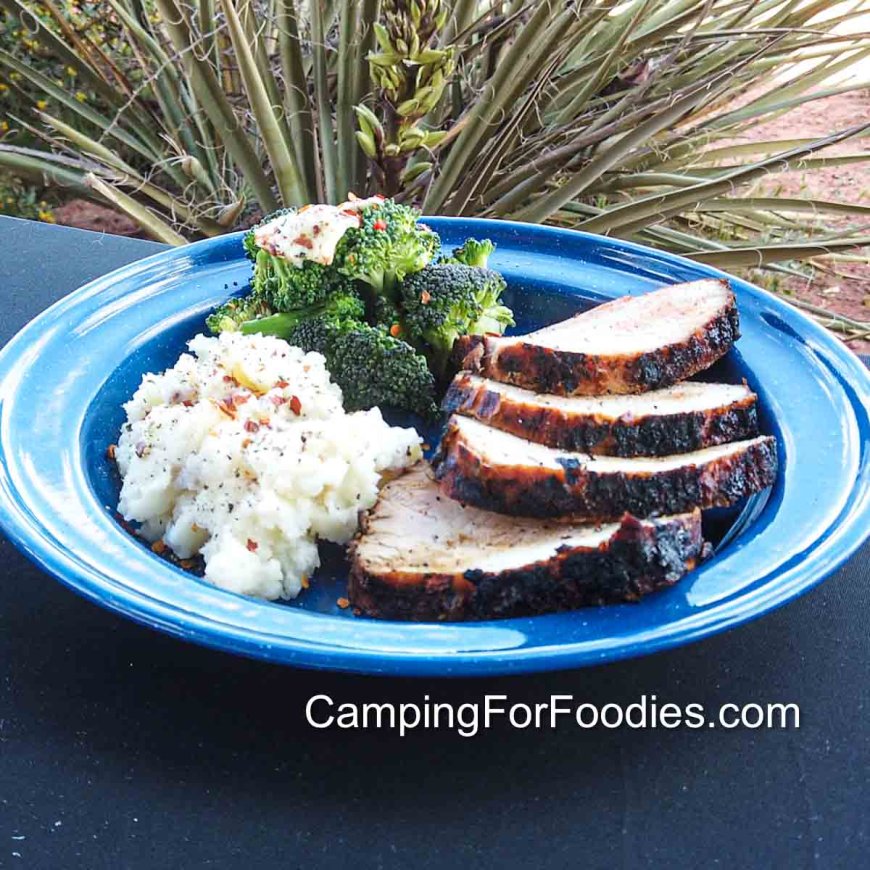 Grilled Pork Loin Roast: Easy Camping Dinner Recipe