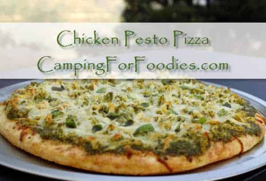 Chicken & Basil Pesto 6 Ingredient Pizza