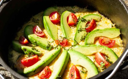 Tomato & Avocado Dutch Oven Frittata: Delicious Camp Breakfast