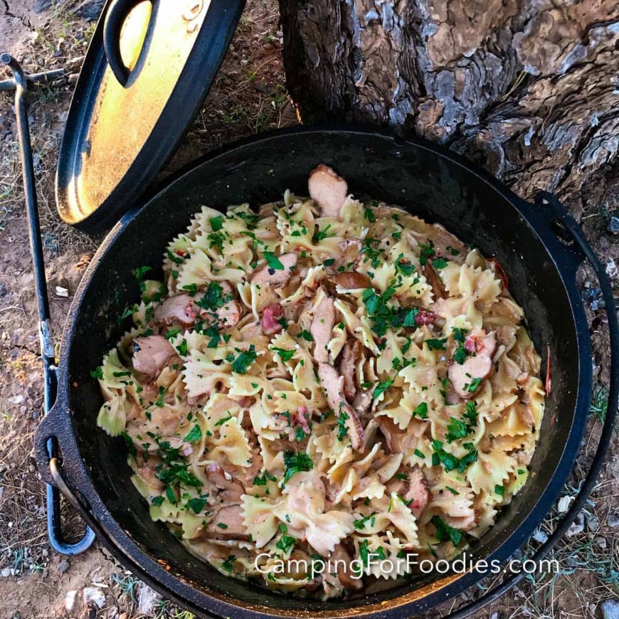 Easy Cajun Chicken One Pot Camping Pasta