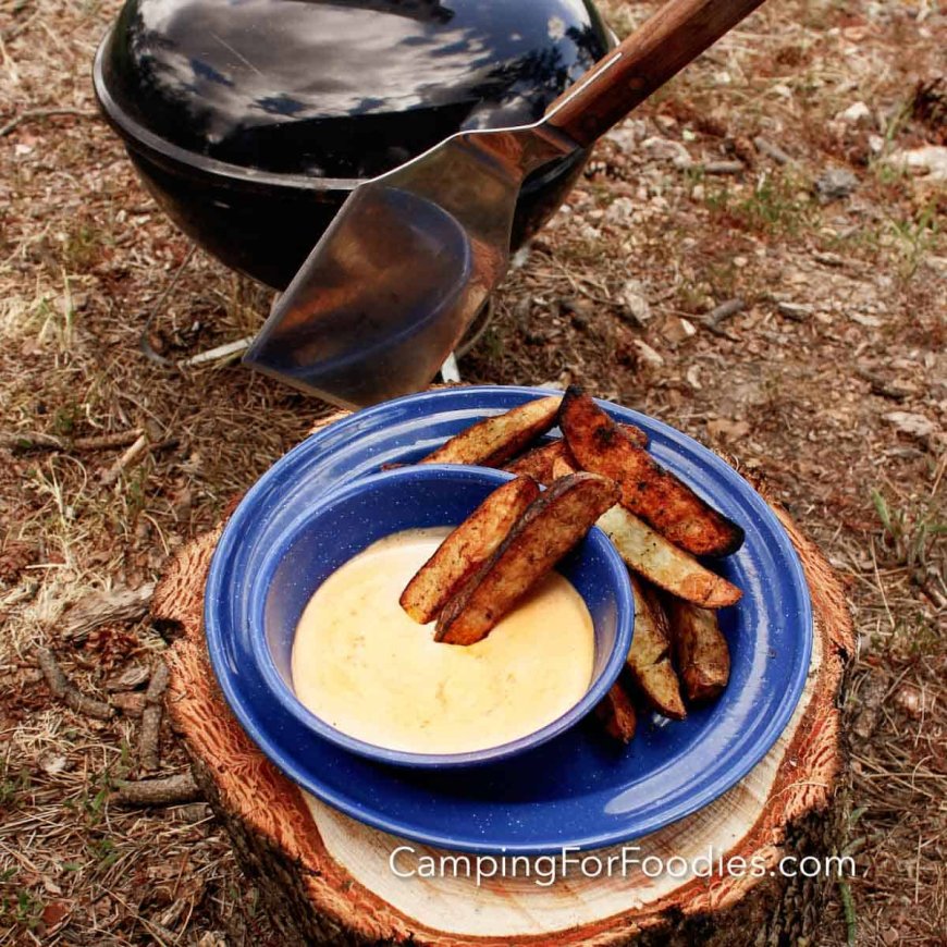 Easy Grilled Potato Wedges: Cook Over Campfire Or Charcoal Grill