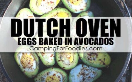 Egg Stuffed Avocados: Easy Dutch Oven Baked Eggocado Recipe