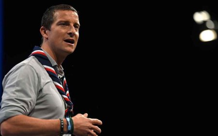 Bear’s Advice To Young Scouts At The World Scout Jamboree