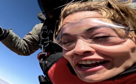 WATCH: ‘Holy Sh*t!’ Yells Rita Ora as She Falls 15,000 Feet