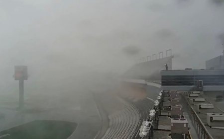 Video Captures Extreme Weather and Dangerous Winds Tearing Through a NASCAR Track