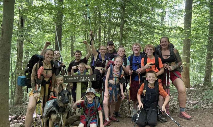 Single Mom and Her 13 Kids Are 1,300 Miles in Thru-Hiking the Appalachian Trail