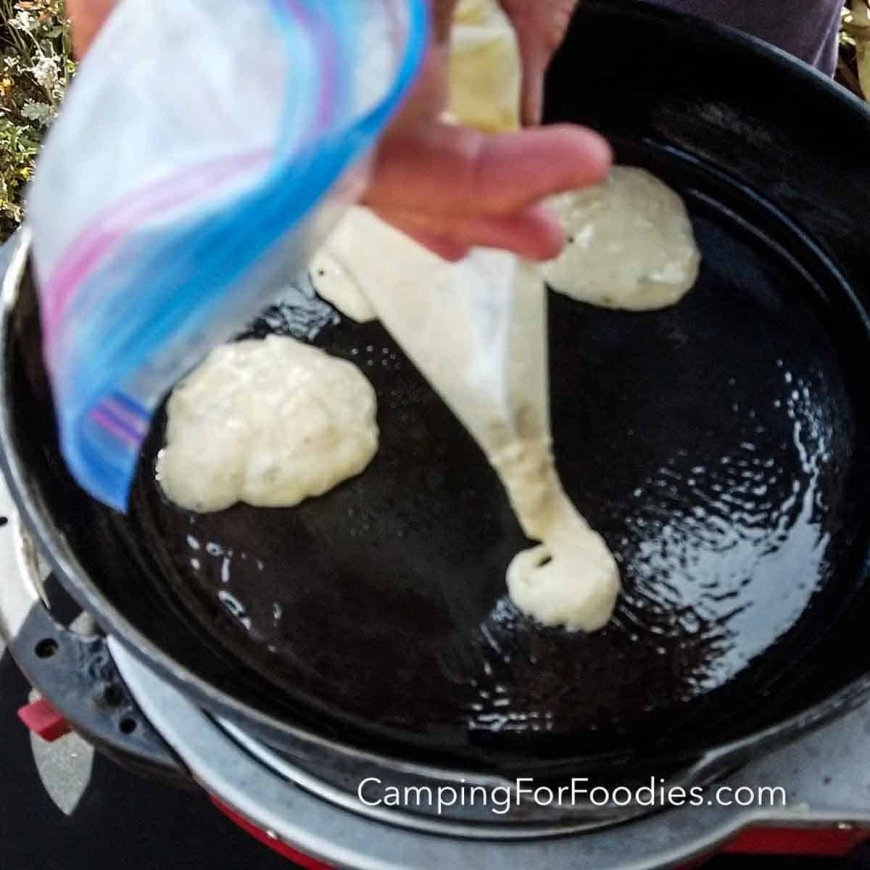 Camping Pancake Mix: Easy No-Mess Plastic Bag Pancakes Hack