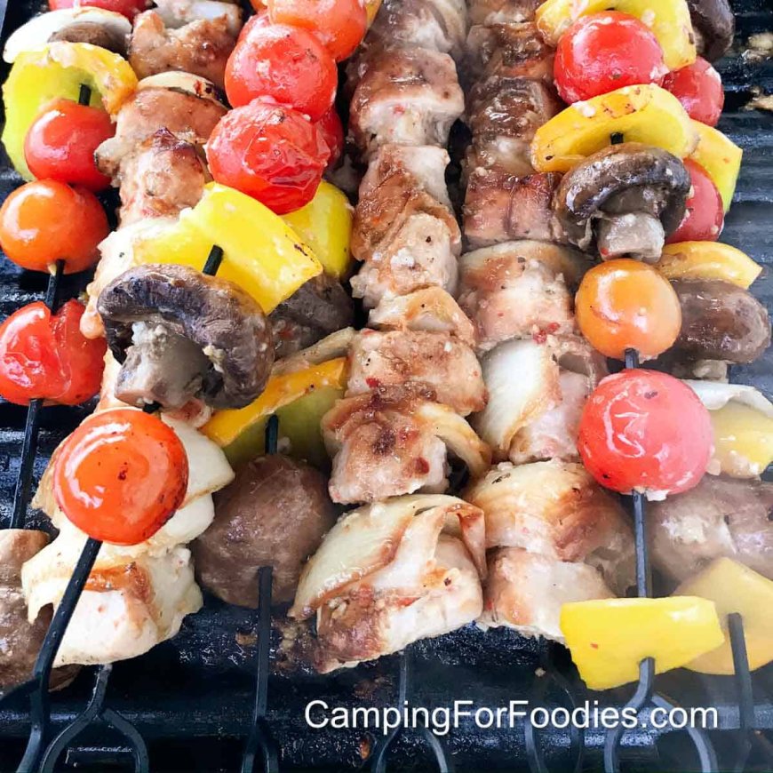 Chicken And Veggie Camping Kabobs (Plus 5 Easy Variations)