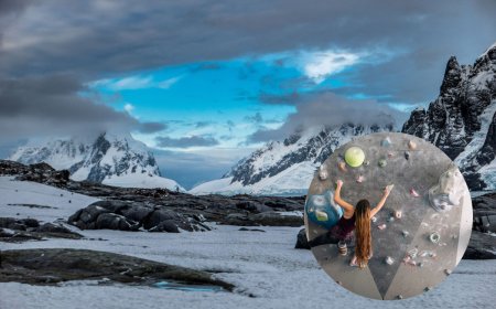 Climbing at the Bottom of the World: Check out This Bouldering Gym at the South Pole
