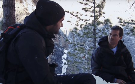 Bromance in Switzerland: Bear Grylls Remembers Filming ‘Running Wild’ with Roger Federer 