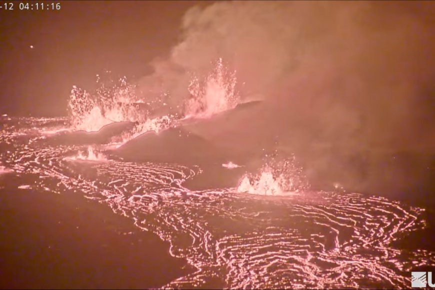Watch a Live Stream of a Volcano Actively Erupting Inside a National Park