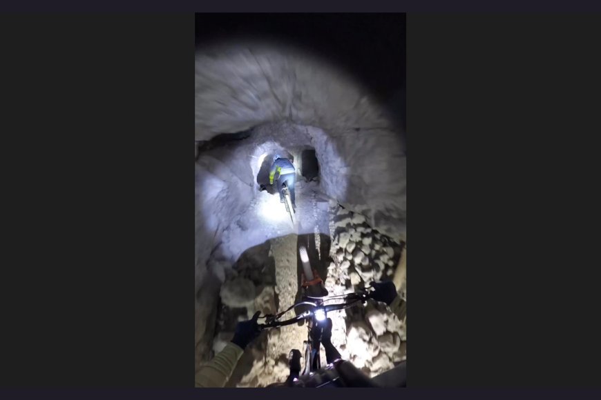 WATCH: Terrifying Mountain Bike Ride Through Abandoned Lead Mine