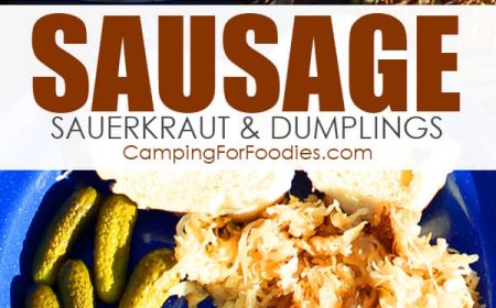 Sausage Sauerkraut Dutch Oven Camping Recipe