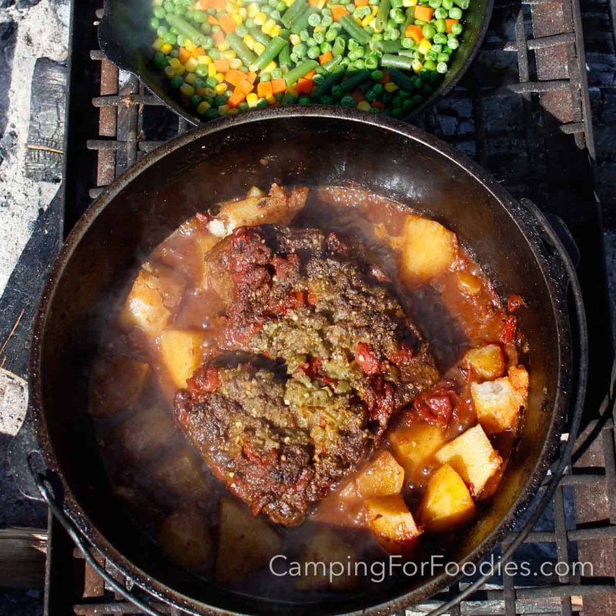 Campfire Roast Beef: One Pot Dutch Oven Meal
