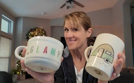 DIY Personalized Camping-Themed Mug