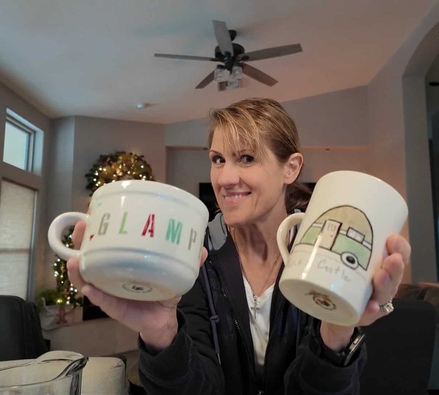 DIY Personalized Camping-Themed Mug