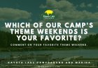 ???????????????????? ????????????????????????????!✨
Which of our camp's theme weekends is your favorite? Comment on your favorite theme weekend!
???????????????? ????????????: http://www.kayuta.com
#kayutalakecampground
#Kayuta