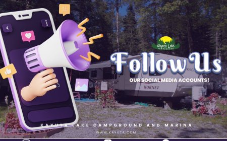 Follow us on our social media accounts
are you ready for green grass, warm days, and campfire nights?
Follow us on Instagram! @kayutalakecampground
Book online: http://www.kayuta.com
#kayutalakecampground #camping #Kayuta #campfire