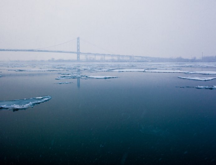 ‘Oh Deer!’: Deer Stranded on a Chunk of Ice in Detroit River