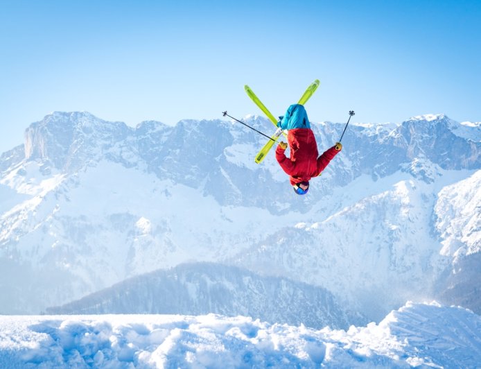 Have You Seen This? Skier Narrowly Misses a Child While Landing