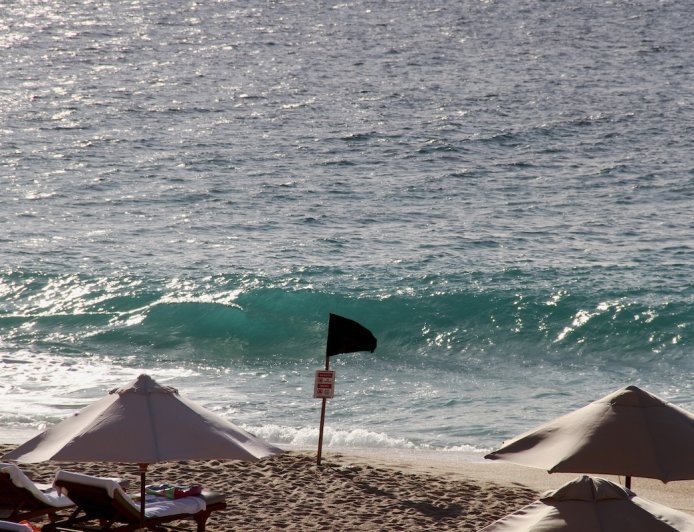 Terrifying Video: Tourist Nearly Drowns in Massive Cabo Waves