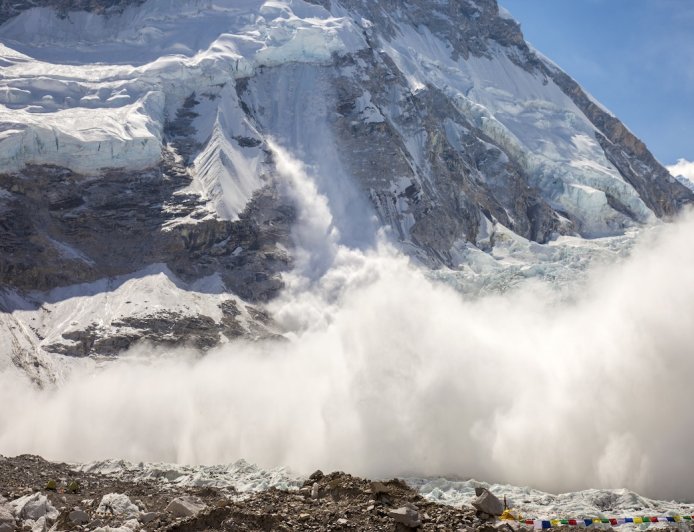 Avalanche Hits Climbers at Mount Everest Camp 1 (Video)