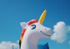Man Jumps off Bridge With Unicorn Pool Floatie (Video)