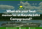 WHAT ARE YOUR BEST MEMORIES AT KAYUTA LAKE CAMPGROUND? 45 DAYS TO GO! are you ready for green grass, warm days, and campfire nights? Follow us on Instagram! @kayutalakecampground Book online: http://www.kayuta.com #kayutalakecampground #camping #Kayuta #campfire