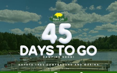 45 days to go! are you ready for green grass, warm days, and campfire nights? Follow us on Instagram! @kayutalakecampground Book online: http://www.kayuta.com #kayutalakecampground #camping #Kayuta #campfire