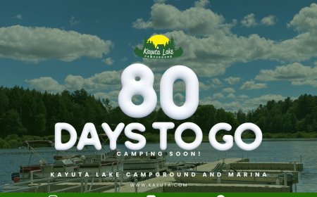 80 days to go! are you ready for green grass, warm days, and campfire nights? Follow us on Instagram! @kayutalakecampground Book online: http://www.kayuta.com #kayutalakecampground #camping #Kayuta #campfire