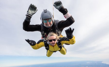 90-Year-Old Granny Goes Skydiving for Her Birthday