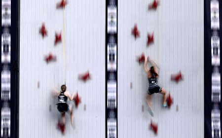 Speed Climber Emma Hunt Broke a World Climbing Record (Video)