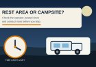 Can you sleep at a highway rest area in an RV? Check the clock, not the folklore